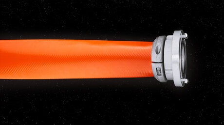 Orange GH HILCOFLEX PU CONCRETE with coupling | © GH